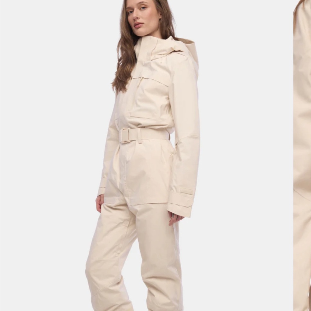 Women's Cream Ski & Snow Jacket - Picture 2 of 16